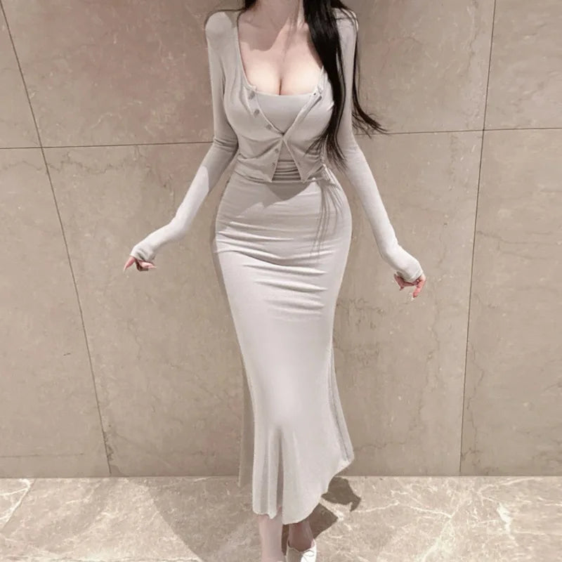 Gray Elegance Dress