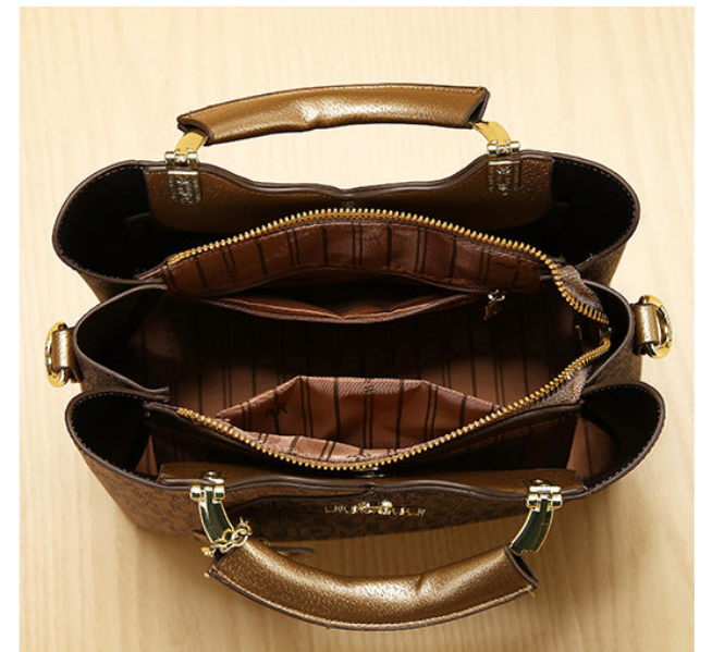 Structured Monogram Handbag