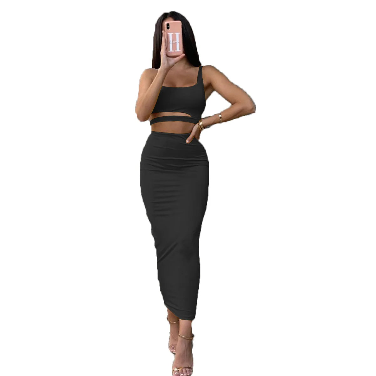 The Crop Top & Skirt Set