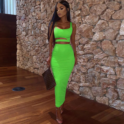 The Crop Top & Skirt Set